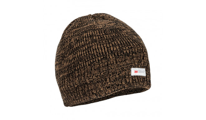 Czapka akrylowa z ociepliną thinsulate brązowa melange,lahti