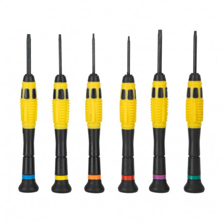 10225 Wkrętaki zegarmistrzowskie Torx Ni-Cr-Mo zestaw 6 elementów, Proline