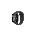 Apple Watch Series 11 GPS + Cellular 46mm Jet Black Aluminium Case with Black Sport Band - S/M