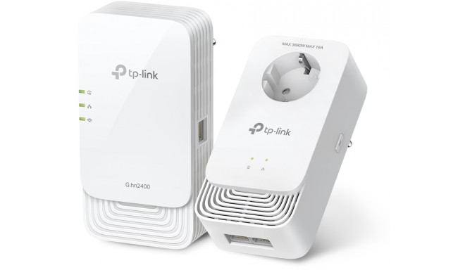 TP-Link WiFi range extender Powerline PGW2440 Kit G.hn2400 AX1800 WiFi 6