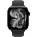 "Apple Watch S11 Aluminium Cellular 46mm Diamantschwarz (Sportarmband schwarz) S/M"