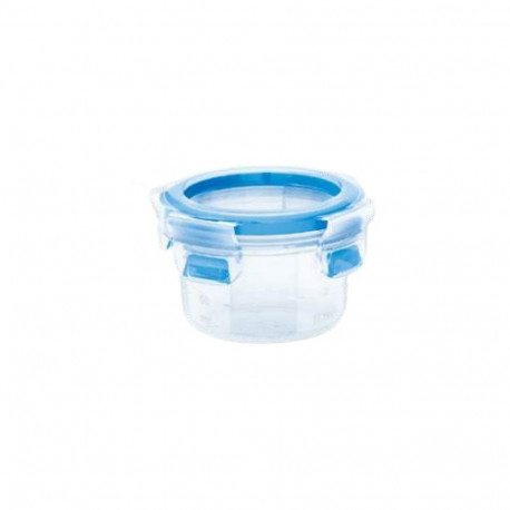 "Emsa 508550 Runde Frischhaltedose mit Deckel. 0.15 Liter. Transparent/Blau"