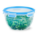"Emsa N1011400 Clip & Close Frischhaltedose rund Transparent/Blau"