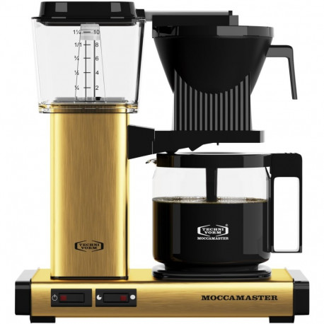 "Moccamaster KBG Select Kaffeemaschine Brushed Brass"