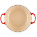 "Le Creuset Bräter 22cm, kirschrot"