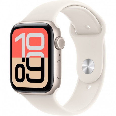 "Apple Watch SE 3 Aluminium Cellular 44mm Polarstern (Sportarmband polarstern) M/L"