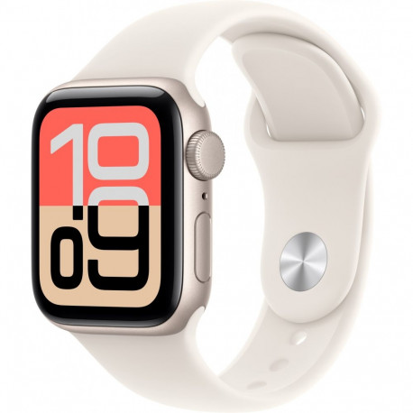 "Apple Watch SE 3 Aluminium 40mm Polarstern (Sportarmband polarstern) S/M"