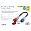 Platinet elektriauto adapter CEE 16A (M) - CEE 16A (F) 11kW (EV_A11C35MC)