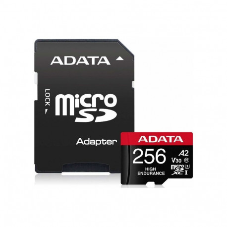 ADATA AUSDX256GUI3V30SHA2-RA1 High Endurance MicroSDXC Card 256GB Сlass 10 + Adapter