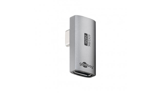 Goobay 74443 USB-C adapter vertikaalne 90° pööratud, USB4 | Goobay