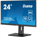 61cm/24" (2560x1440) Iiyama ProLite XUB2492QSU-B1 16:9 WQHD IPS 0.5ms 100Hz HDMI DP USB Speaker Pivo