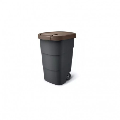 KEDEN WHEELER GARBAGE BIN 90 L - BROWN