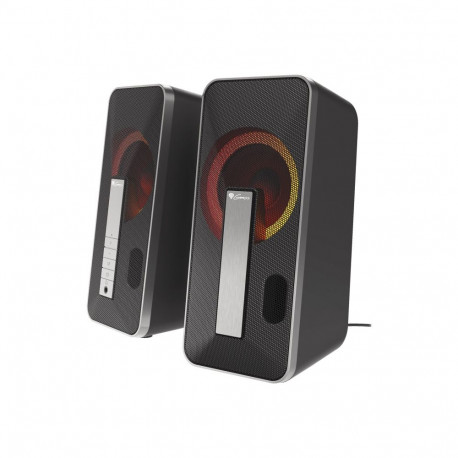 Genesis | Computer Speaker | Helium 100BT RGB | Bluetooth | Wireless connection | Silver/Black