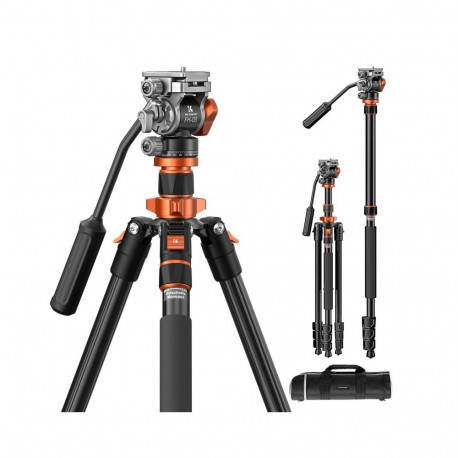 Tripod - K&F Concept K234A7, 202 cm, FH-03 Head