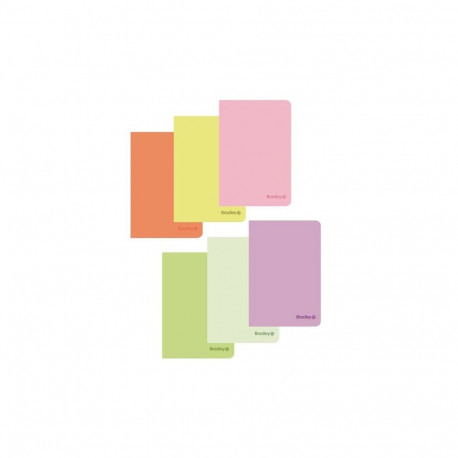 Kaustik klamberköites A4 BRADLEY jooneline plastkaaned 40 lehte