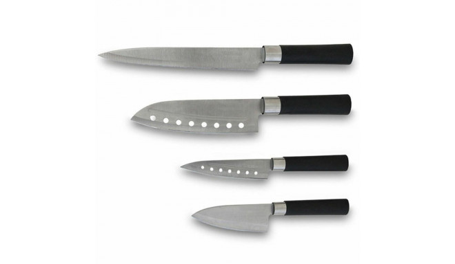 Nugade Komplekt Cecotec Santoku Must Roostevaba teras Süsinikkiud (4 pcs)