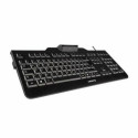 Klaviatuur Lugeriga Cherry JK-A0100ES-2 Must Hispaaniakeelne Qwerty QWERTY