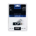 USB-pulk INTENSO Basic Line 8 GB Must Hõbe 8 GB USB-pulk