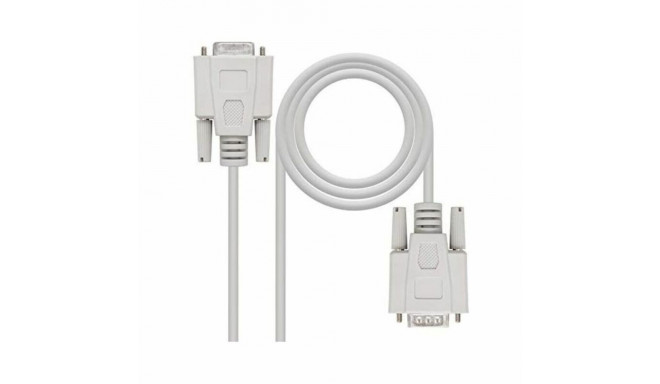 Cable NANOCABLE 10.14.0202 PUERTO SERIE DB9 RS232 1,8 M