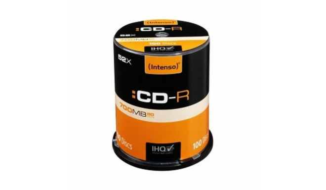 CD-R INTENSO 1001126 52x 700 MB (100 uds)