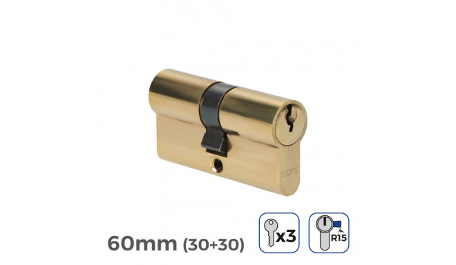 Bowler Hat EDM 85162 Golden Brass Long camlock 60 x 30 x 17 mm