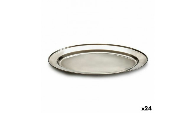 Kandik Kinvara 2037-40 2037-40 Hõbedane Hõbe Roostevaba teras 40 x 2,5 x 26,5 cm (24 Ühikut)