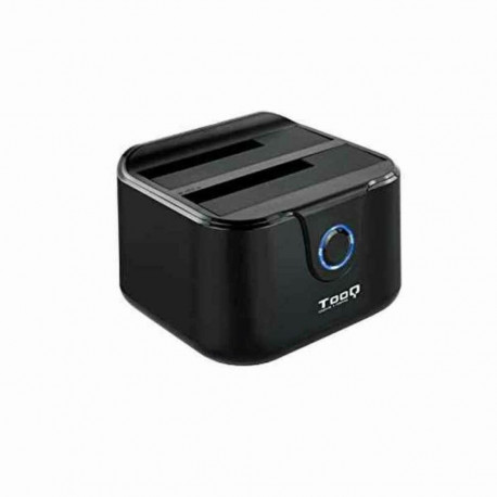 Topelt Dokkimisjaam TooQ TQDS-802B 2.5" / 3.5" SATA USB 3.0 Must