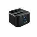 Topelt Dokkimisjaam TooQ TQDS-802B 2.5" / 3.5" SATA USB 3.0 Must