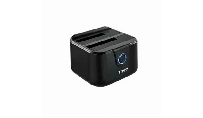 Topelt Dokkimisjaam TooQ TQDS-802B 2.5" / 3.5" SATA USB 3.0 Must