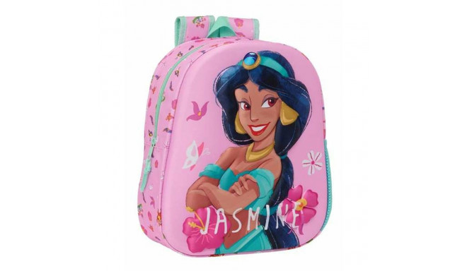 3D School Bag Aladin Jasmine 27 x 33 x 10 cm