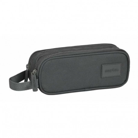 Double Carry-all Safta Basic Grey 21 x 8 x 6 cm