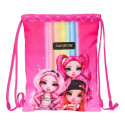 Backpack with Strings Rainbow High Fuchsia 26 x 34 x 1 cm