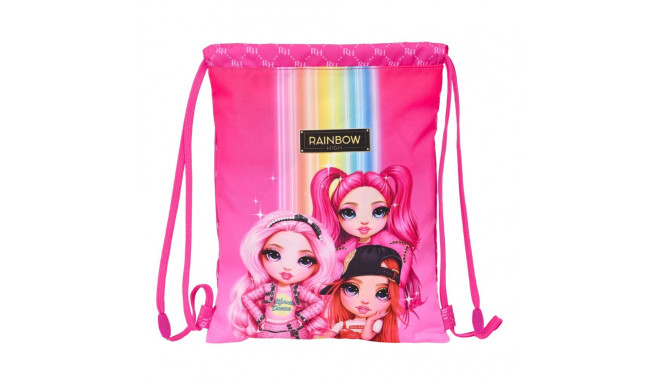 Backpack with Strings Rainbow High Fuchsia 26 x 34 x 1 cm
