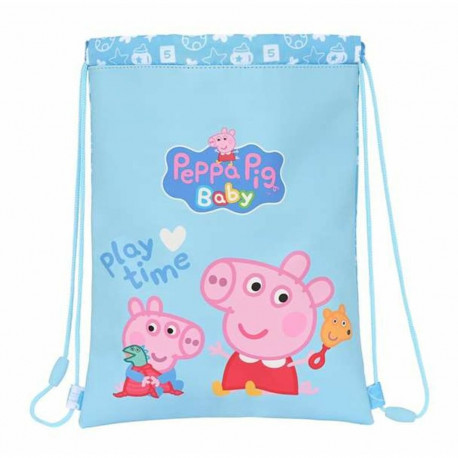 Paeltega kingikott Peppa Pig Helesinine 26 x 34 x 1 cm