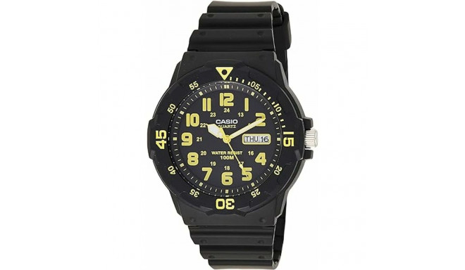 Men's Watch Casio DIVER 100M Yellow Black (Ø 44,5 mm)