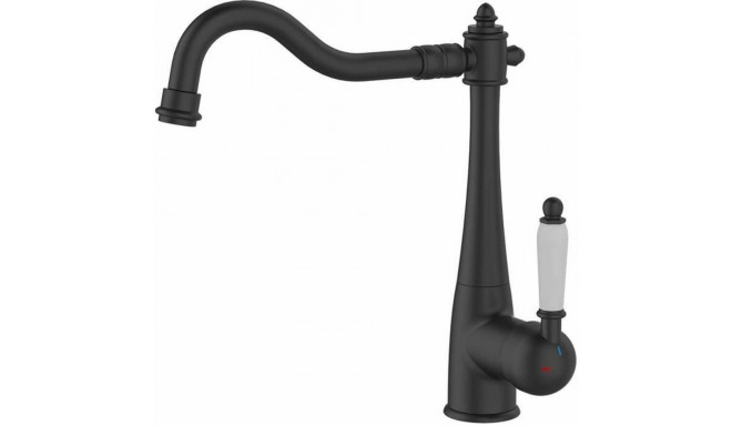 Kitchen Tap Rousseau RETRO Black Matte finish