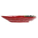 Taldrik Home ESPRIT Punane Keraamika 23,5 x 18 x 4,5 cm
