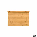 Cutting board MasterChef ENCIMERA 38,5 x 26,5 x 1,5 cm + 2 cm (4 Units)