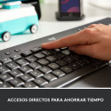 Juhtmevaba Klaviatuur Logitech Must Hispaaniakeelne Qwerty