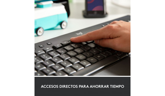 Juhtmevaba Klaviatuur Logitech Must Hispaaniakeelne Qwerty