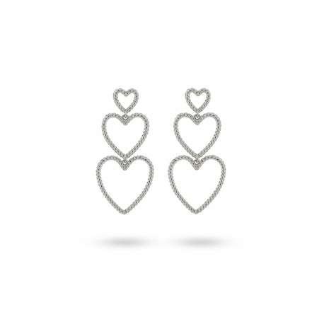 Ladies' Earrings 24KAE 42442S Silver