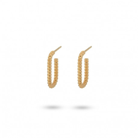 Ladies' Earrings 24KAE 42441Y Golden