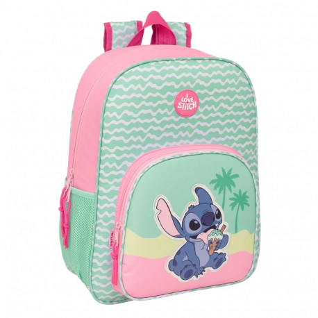 Kooliseljakott Lilo & Stitch Ice cream Roosa 33 x 42 x 14 cm