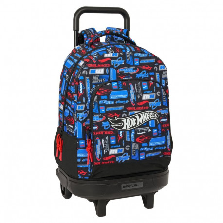 School Bag Hot Wheels Multicolour 33 x 45 x 22 cm