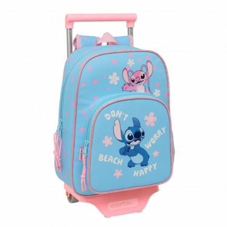 School Bag Lilo & Stitch Happy Sky blue 26 x 11 x 67 cm 26 x 34 x 11 cm