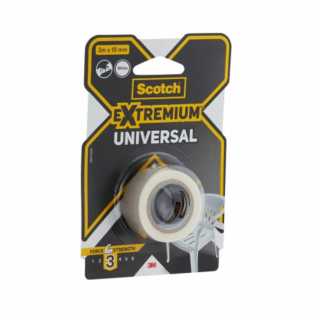 Kleeplint Scotch extremium 3 universal Valge 3 m x 19 mm
