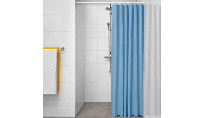 Duššikardin Exma basic azul Sinine PVC 180 x 180 cm