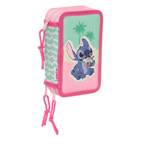 Kolmepoolne pinal Lilo & Stitch Ice cream Roosa 12,5 x 19,5 x 5,5 cm 37 Tükid, osad