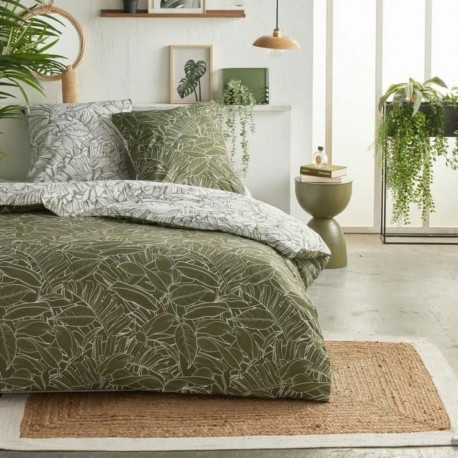 Duvet cover set TODAY Green Vert Super king 2 Pieces