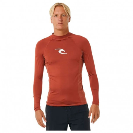 Bathing T-shirt Rip Curl Waves Upf Perf L/S Red Surf - M
